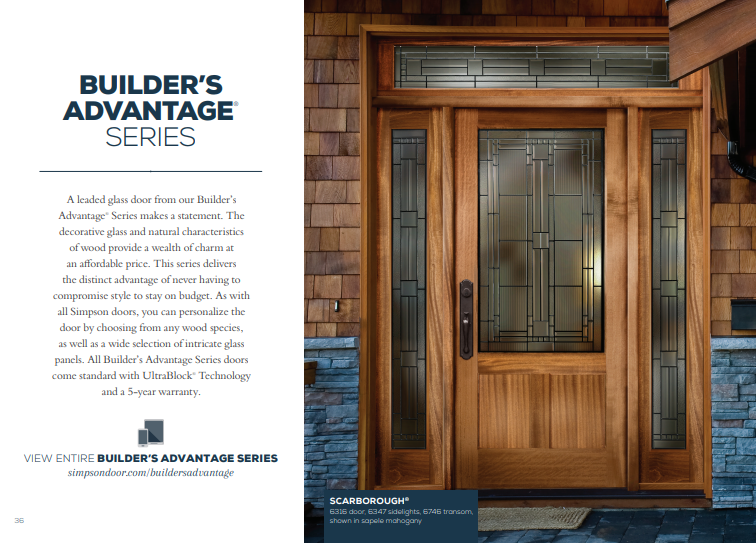 Click Here to View Our Builder's Advantage Series