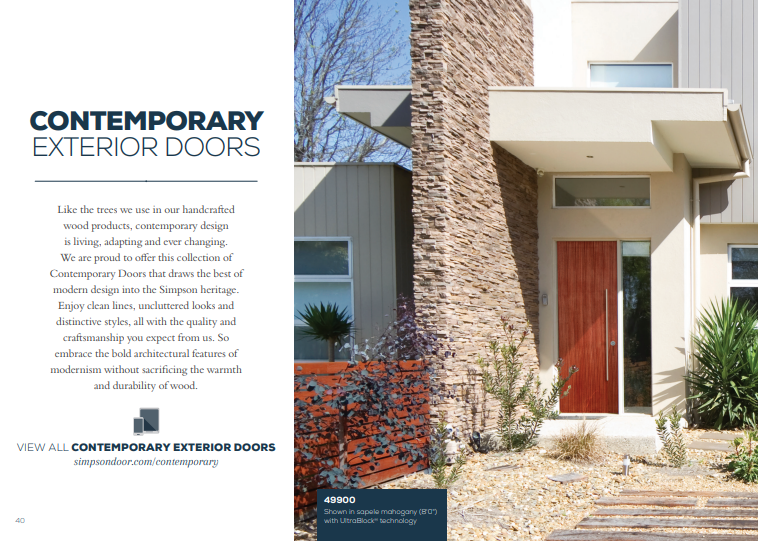 Click Here to View Our Contemporary Doors