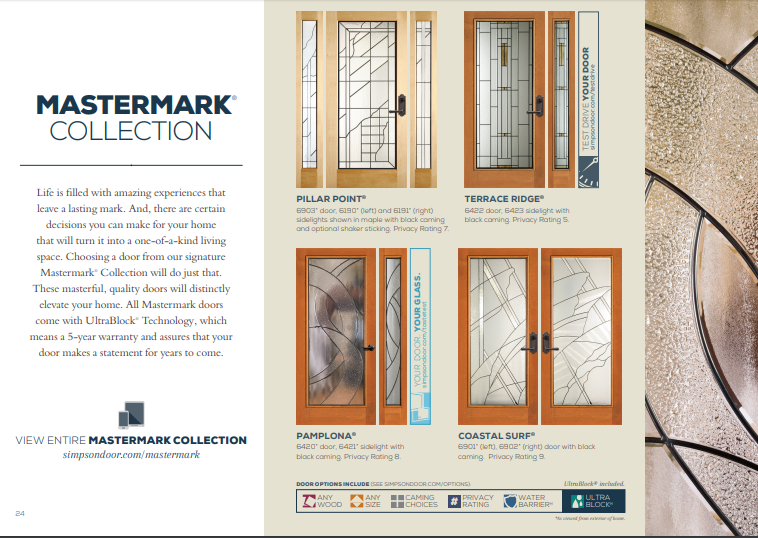 Click Here to View Our Mastermark Collection